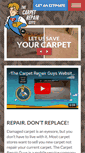 Mobile Screenshot of carpetguysrepair.com